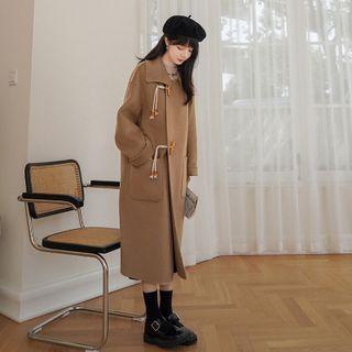 Toggle Long Woolen Coat