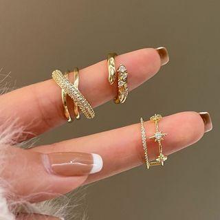 Cz Layered Ring (various Designs)