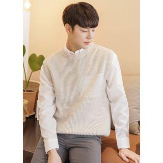Loose-fit Rib-knit Vest