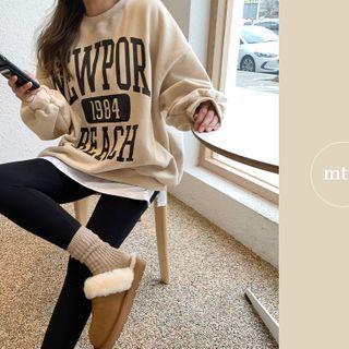 Oversize Letter Sweatshirt