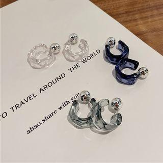 Transparent Acrylic Dangle Earring