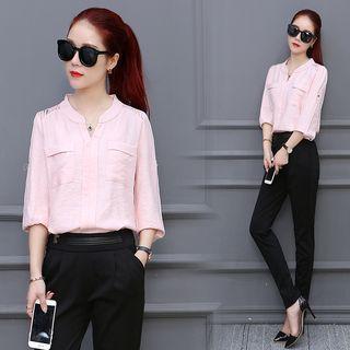 Cut Out Blouse