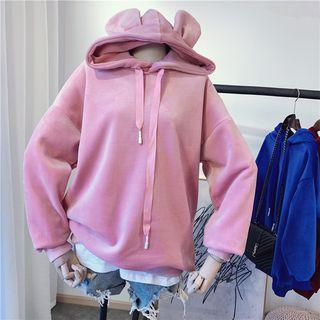 Cat Ear Velvet Hoodie