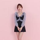 Floral Panel Swim Dress / Set