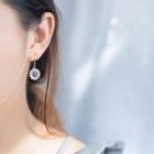 925 Silver Sun Flower Drop Earring