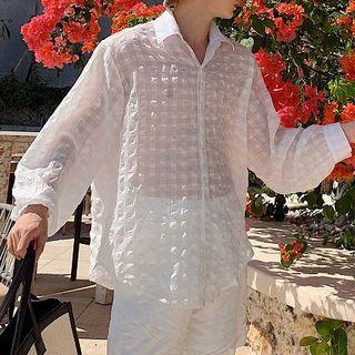 Puff-sleeve Light Shirt