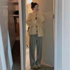 Set: Cardigan + Wide Leg Pants