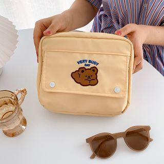 Embroider Bear Pouch (various Designs)
