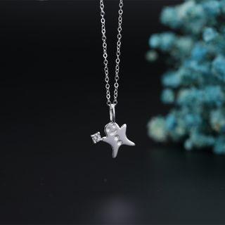 Cartoon Sterling Silver Necklace