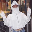 Outdoor Hooded Sun Protection Poncho