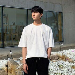 Bachelor Letter-printed Boxy T-shirt