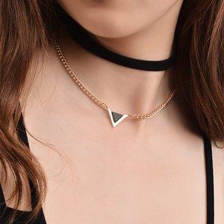 Triangle Drop Necklace