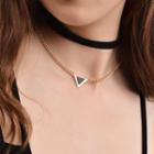Triangle Drop Necklace