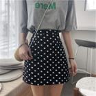 High-waist Polka Dot Skirt