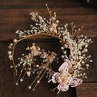 Wedding Set: Butterfly Branches Headpiece + Fringed Earring As Shown In Figure - One Size