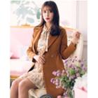 Snap-button A-line Coat