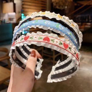Embroidered Fabric Headband (various Designs)