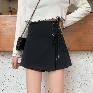 Lace-up Mini Skorts