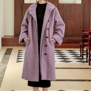 Melange Tie-waist Coat