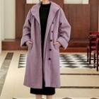 Melange Tie-waist Coat