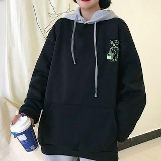 Alien Embroidered Hoodie