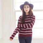 Contrast-stripe Sweater