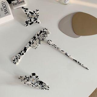 Printed Hair Stick / Hair Claw / Comb