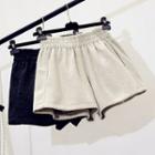 High-waist Plain Short