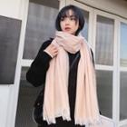 Contrast-lining Scarf