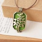 Tree Aromatherapy Locket Necklace