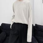 Long-sleeve Rib T-shirt