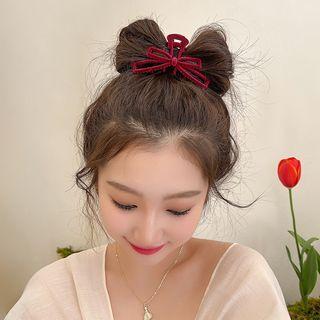 Bow Flocking Hair Clamp / Set
