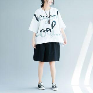 Wide Leg Shorts Shorts - Black - One Size