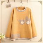 Bear & Rabbit Round-neck Sweater