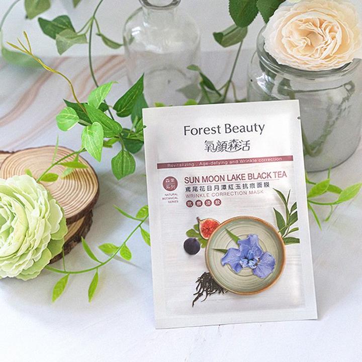 Forest Beauty - Natural Botanical Series Sun Moon Lake Black Tea Wrinkle Correction Mask 1 Pc 1 Pc