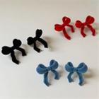 Velvet Bow Earring