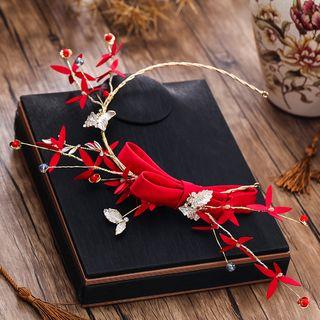 Wedding Bow & Branches Headband As Shown In Figure - One Size