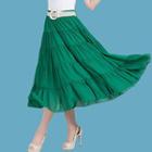Midi Chiffon Skirt