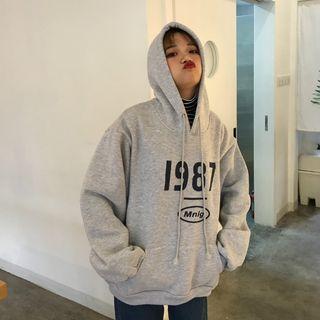 Print Oversized Hoodie