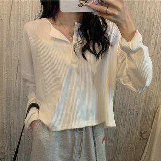 Knit Henley Top