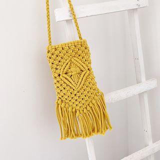 Woven Mini Crossbody Bag