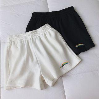 Rainbow Print Shorts