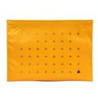 Faux-leather Pouch Yellow - One Size
