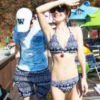 Patterned Couple Bikini Set / Beach Shorts