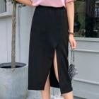 Splitted A-line Skirt