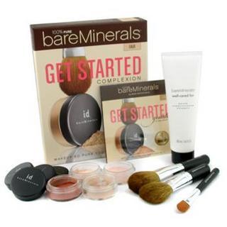 Bare Escentuals - 100% Pure Bareminerals Get Started Complexion Kit - Fair (2xfdn Spf15+mineral Veil+face Color+3xbrush+dvd+brush Shampoo) 1 Pc