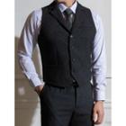 Buckled-back Tailored Vest