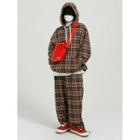 Plaid Hoodie / Sweatpants