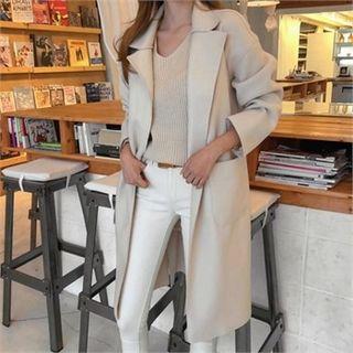 Open-front Loose-fit Coat