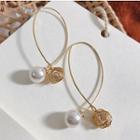 Faux Pearl Earring 1 Pair - One Size